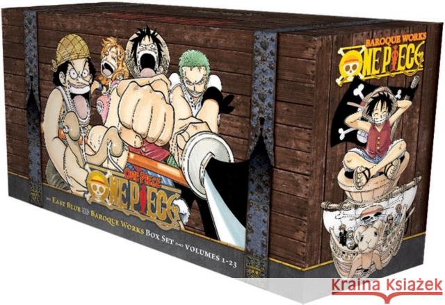 One Piece Box Set 1: East Blue and Baroque Works Eiichiro Oda 9781421560748 Viz Media, Subs. of Shogakukan Inc - książka