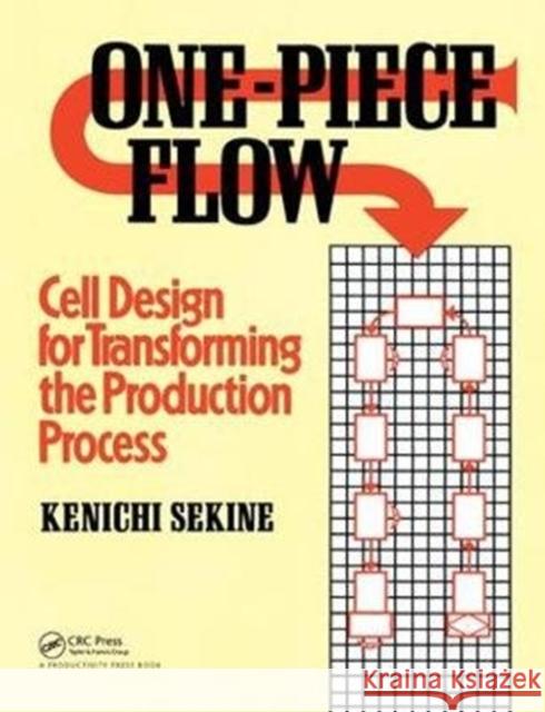 One-Piece Flow: Cell Design for Transforming the Production Process Kenichi Sekine 9781138438422 Productivity Press - książka