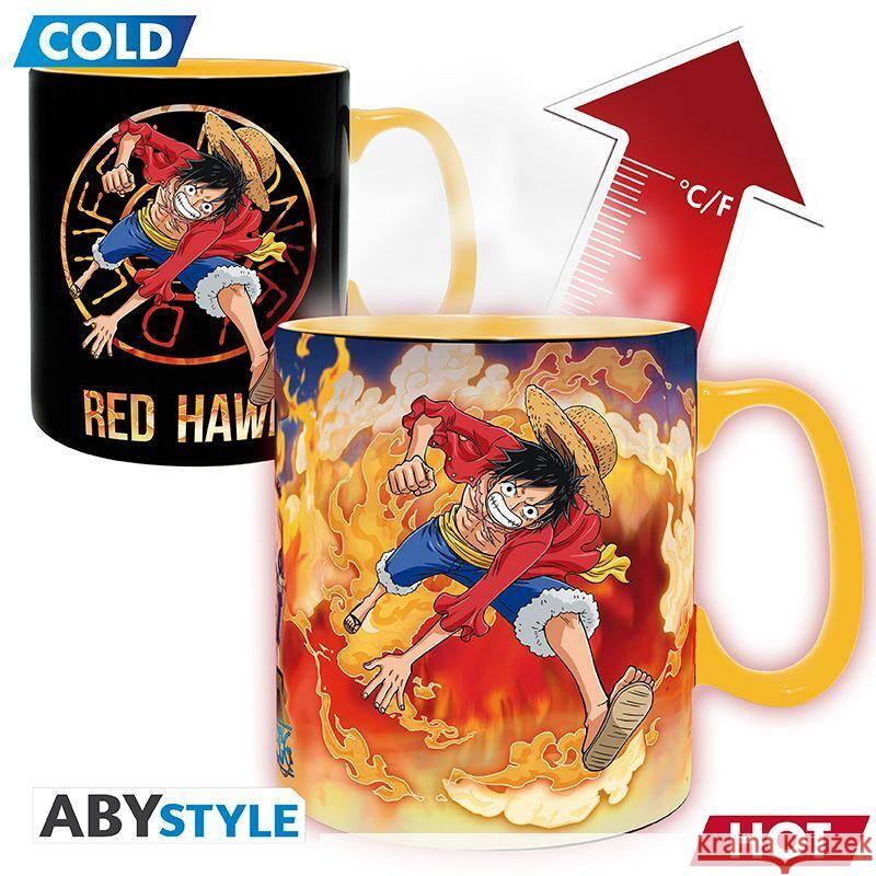 ONE PIECE-Mug Heat Change-Luffy & Sabo  3665361139768 Abysse Deutschland - książka