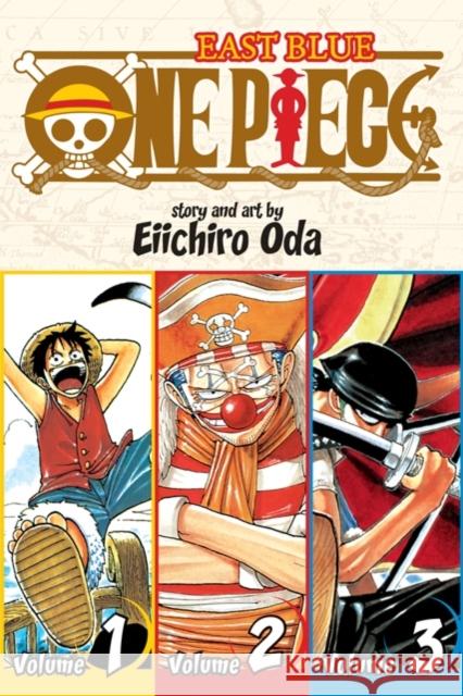 One Piece (Omnibus Edition), Vol. 1: Includes vols. 1, 2 & 3 Eiichiro Oda 9781421536255 Viz Media, Subs. of Shogakukan Inc - książka