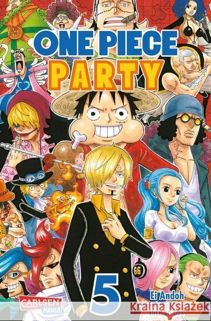 One Piece Party. Bd.5 Andoh, Ei; Oda, Eiichiro 9783551718471 Carlsen - książka