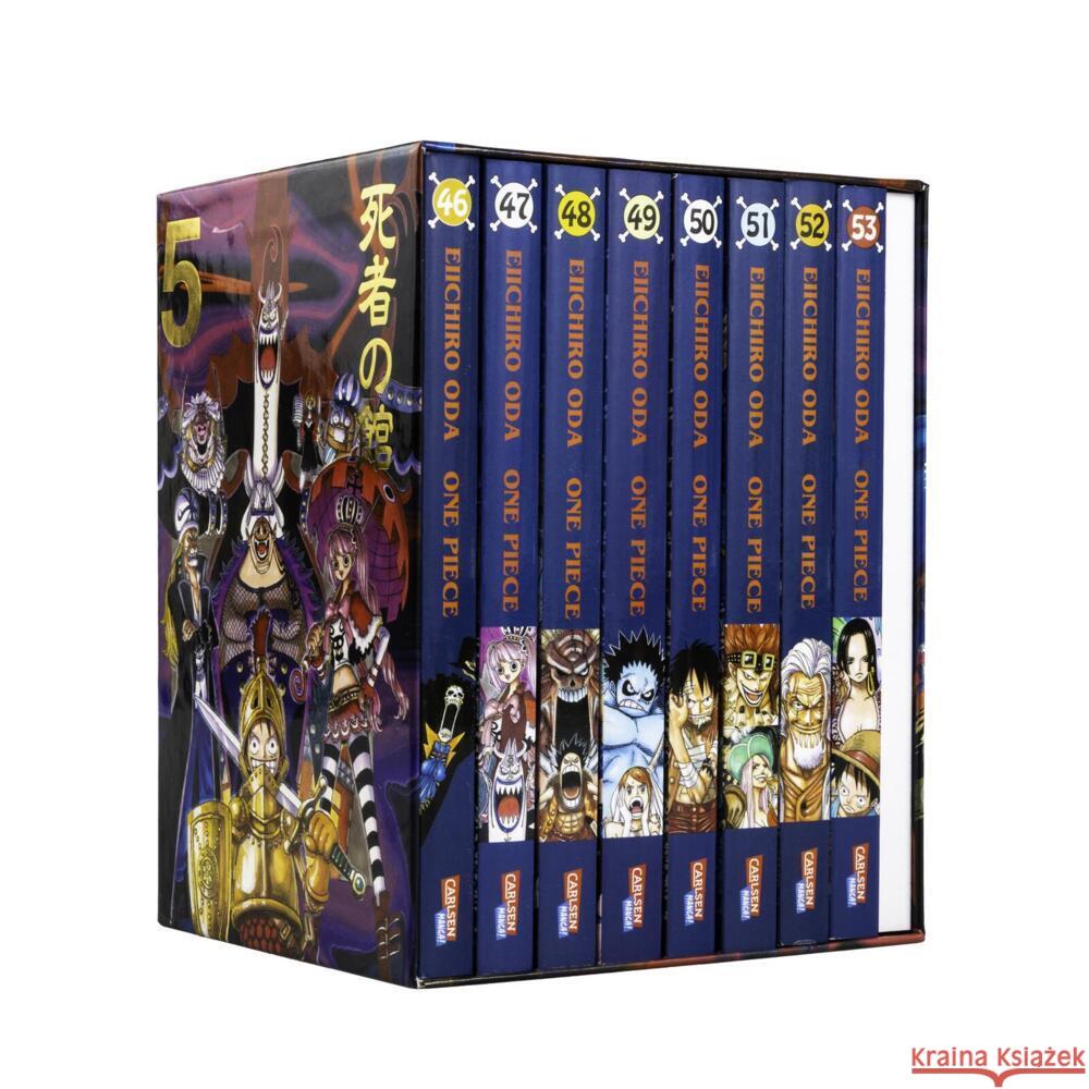 One Piece Sammelschuber 5: Thriller Bark (inklusive Band 46-53) Oda, Eiichiro 9783551024701 Carlsen Manga - książka