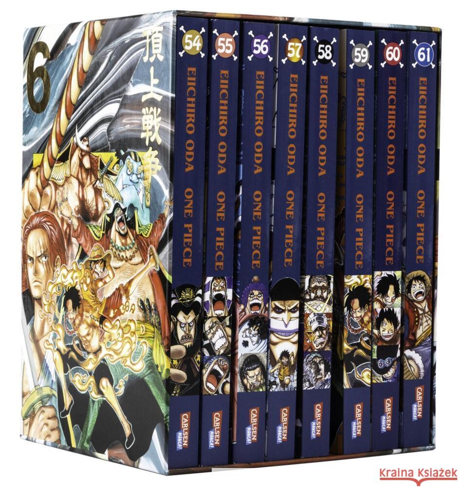 One Piece Sammelschuber 6: Marine Ford (inklusive Band 54-61) Oda, Eiichiro 9783551802064 Carlsen Manga - książka