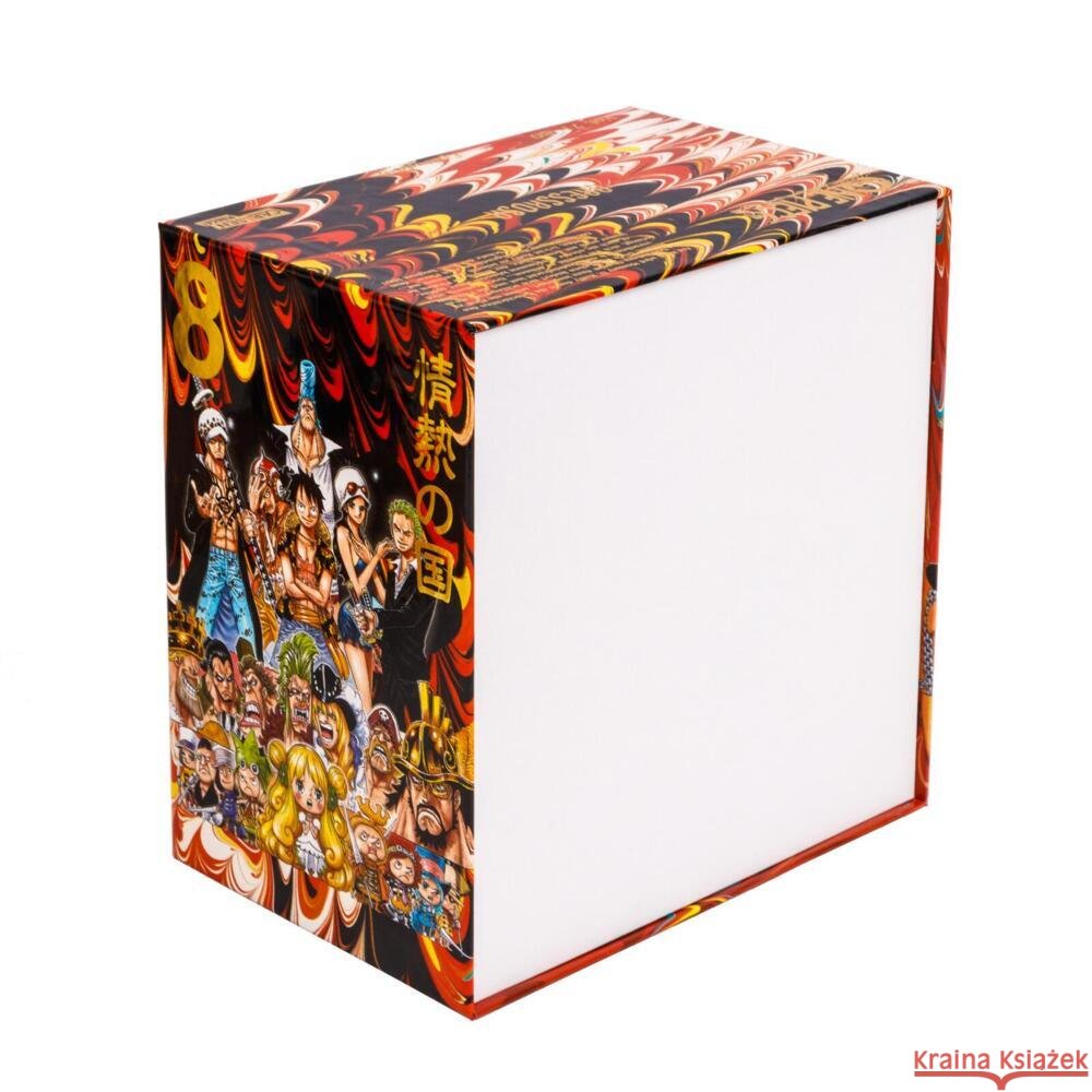 One Piece Sammelschuber 8: Dressrosa (leer, für die Bände 71-80, limitiert) Oda, Eiichiro 4043726553319 Carlsen Manga - książka