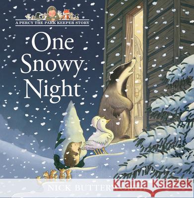 One Snowy Night (A Percy the Park Keeper Story) Nick Butterworth 9780008340124 HarperCollins Publishers - książka