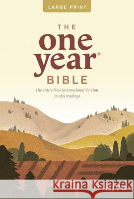 One Year Bible-NIV-Premium Slimline Large Print Tyndale House Publishers 9781414359854 Tyndale House Publishers - książka