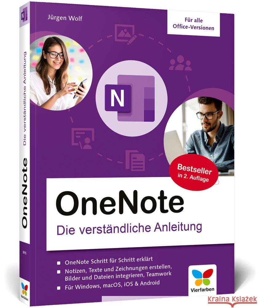 OneNote Wolf, Jürgen 9783842108158 Vierfarben - książka