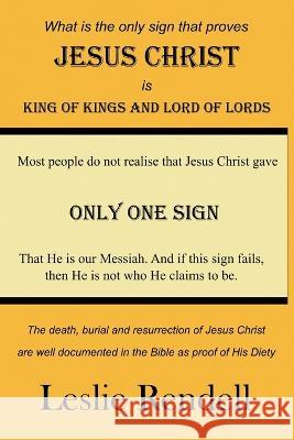 Only One Sign Leslie Rendell   9798215160633 Leslie Rendell - książka