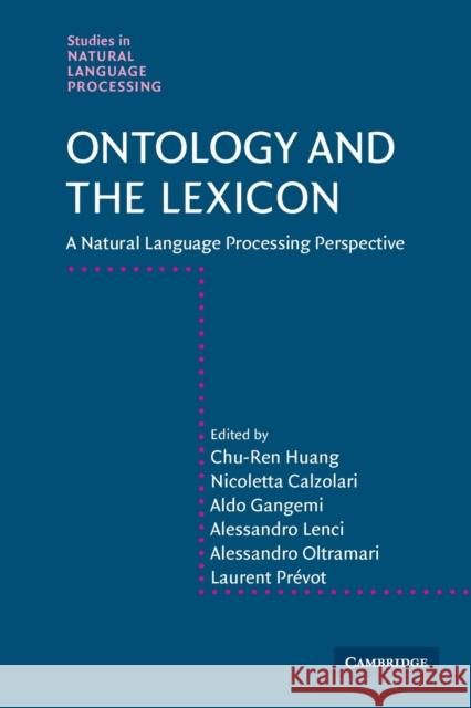 Ontology and the Lexicon  9781009342476 Cambridge University Press - książka