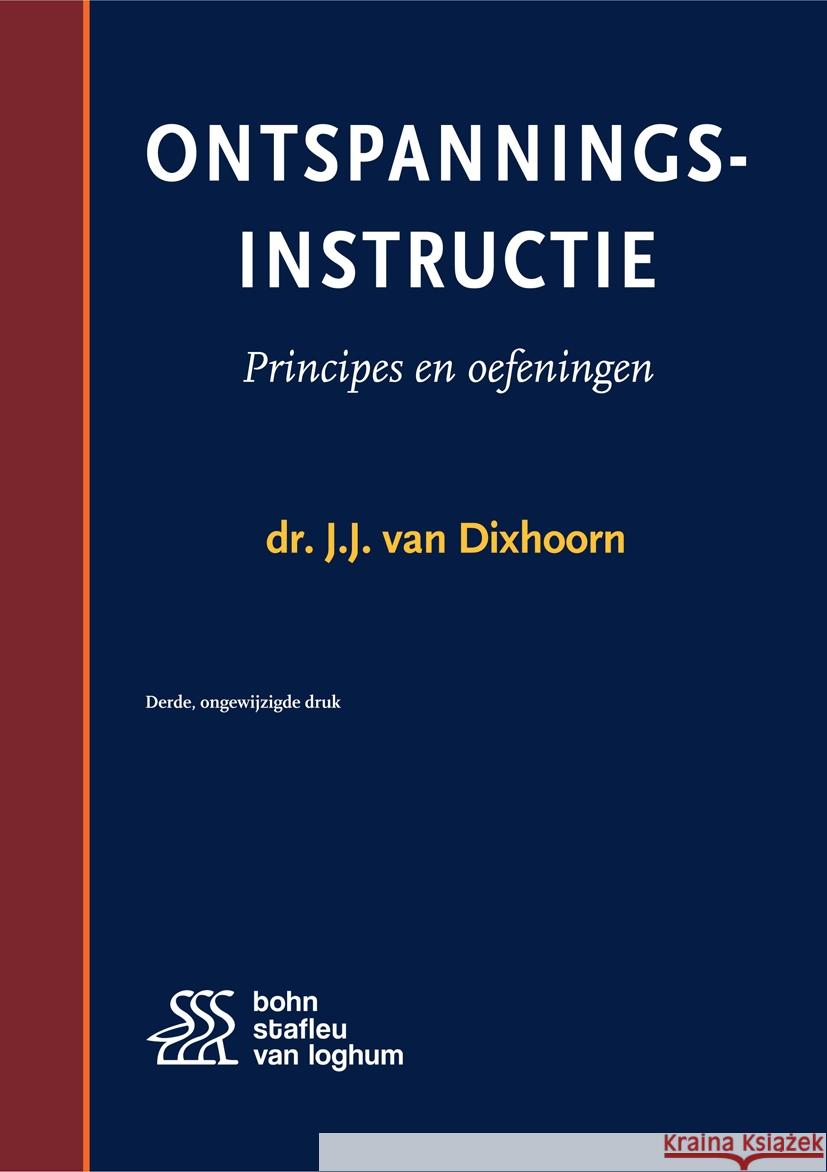Ontspanningsinstructie J. J. Va 9789036819107 Bohn Stafleu Van Loghum - książka