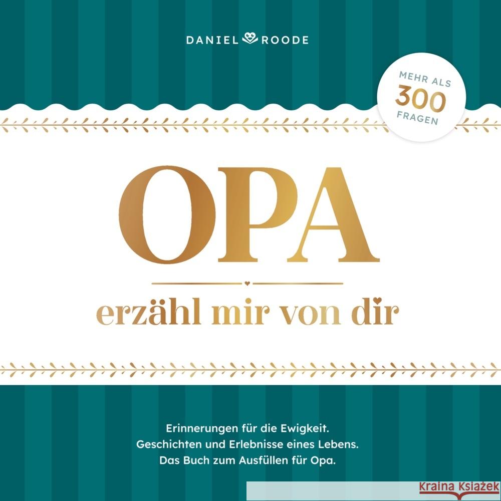 Opa erzähl mir von dir Daniel Roode 9789403758893 Bookmundo - książka