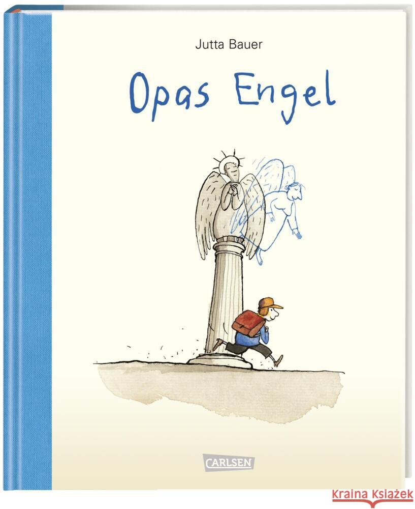 Opas Engel - Jubiläumsausgabe im großen Format in hochwertiger Ausstattung mit Halbleinen Bauer, Jutta 9783551521613 Carlsen - książka