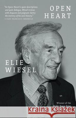 Open Heart Elie Wiesel Marion Wiesel 9780805212587 Schocken Books Inc - książka