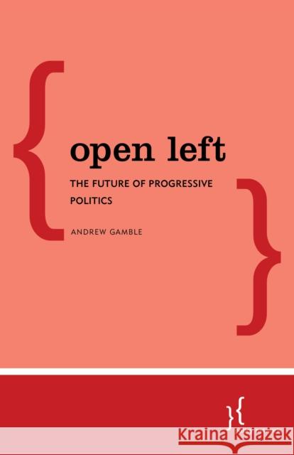 Open Left: The Future of Progressive Politics Andrew Gamble 9781786609083 Policy Network - książka