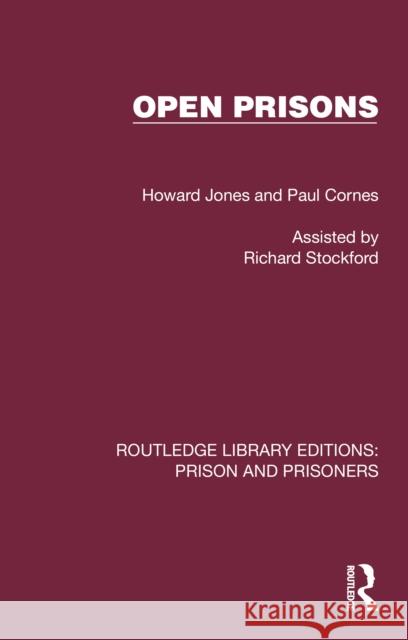 Open Prisons Paul Cornes 9781032560243 Routledge - książka