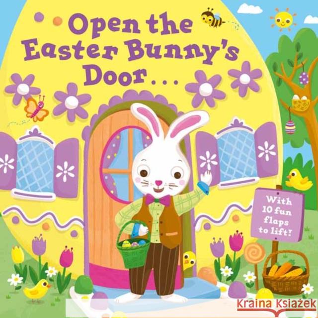 Open the Easter Bunny's Door: An Easter Lift-the-Flap Book Jannie Ho 9780593373347 Random House USA Inc - książka