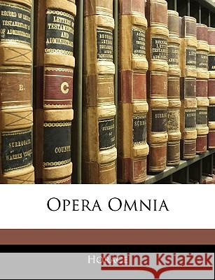 Opera Omnia Horace 9781144387301  - książka