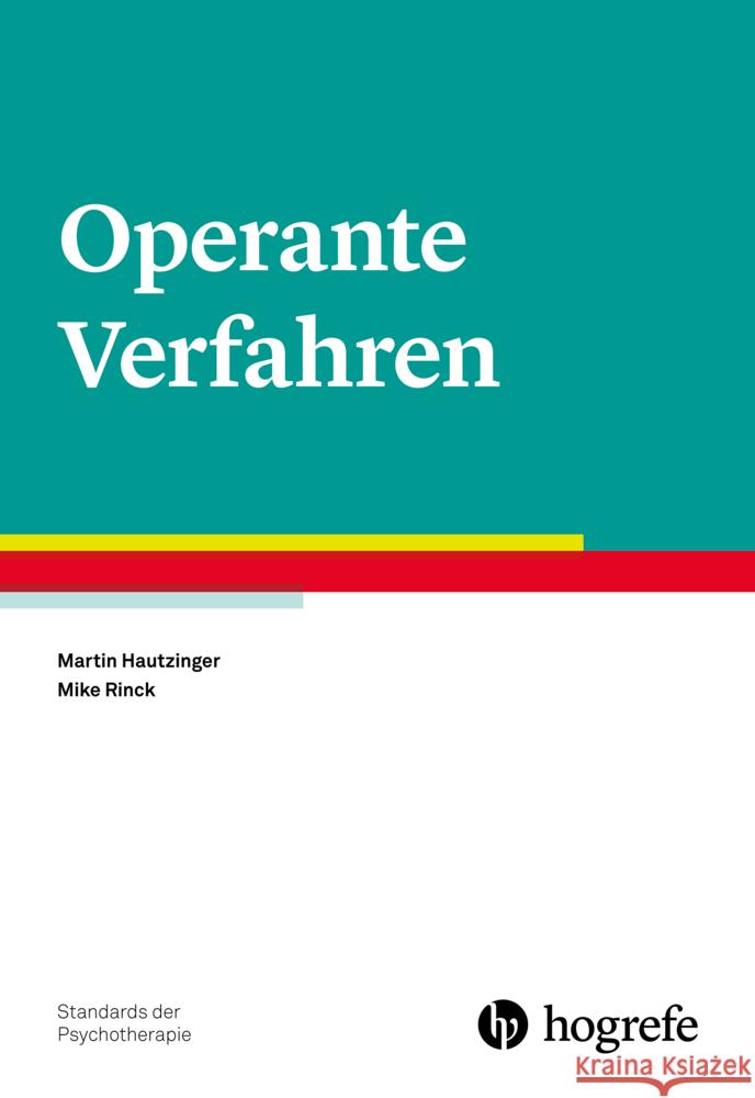 Operante Verfahren Hautzinger, Rinck, Mike 9783801731342 Hogrefe Verlag - książka