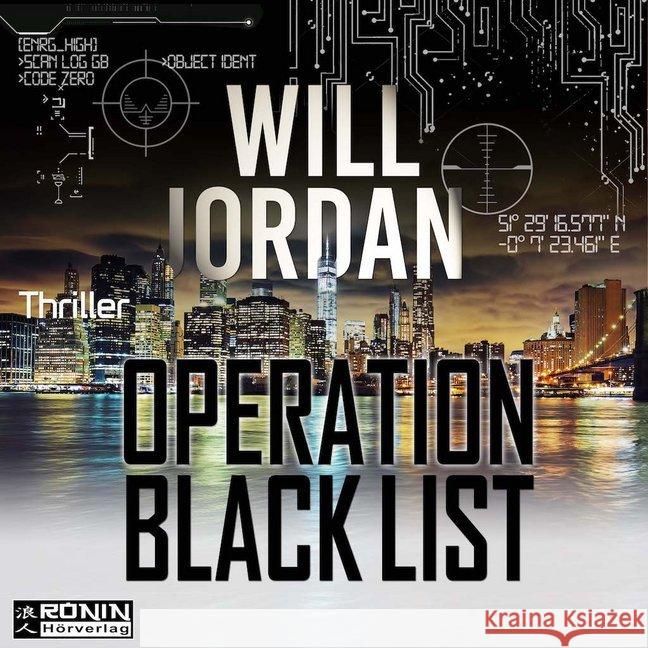 Operation Black List, MP3-CD : Ungekürzte Ausgabe, Lesung Jordan, Will 9783946349631 Ronin Hörverlag - książka