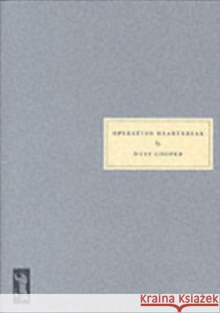 Operation Heartbreak Duff Cooper, Max Arthur 9781903155417 Persephone Books Ltd - książka