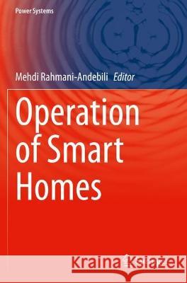 Operation of Smart Homes  9783030649173 Springer International Publishing - książka