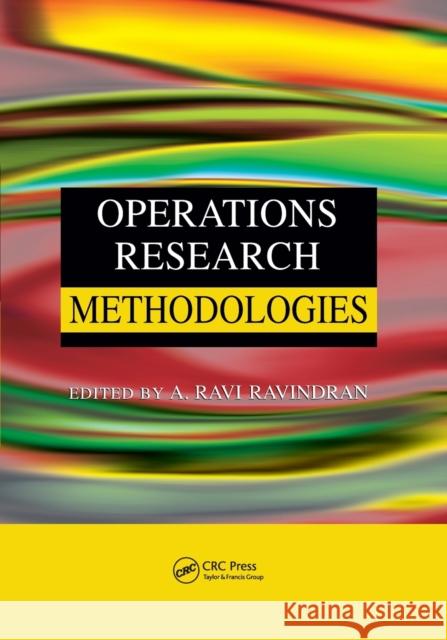 Operations Research Methodologies A. Ravi Ravindran 9780367386467 CRC Press - książka