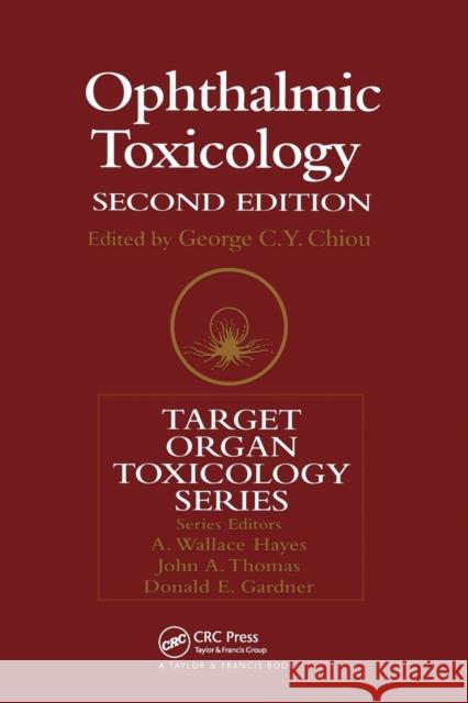 Ophthalmic Toxicology G. C. Y. Chiou   9780367447564 CRC Press - książka