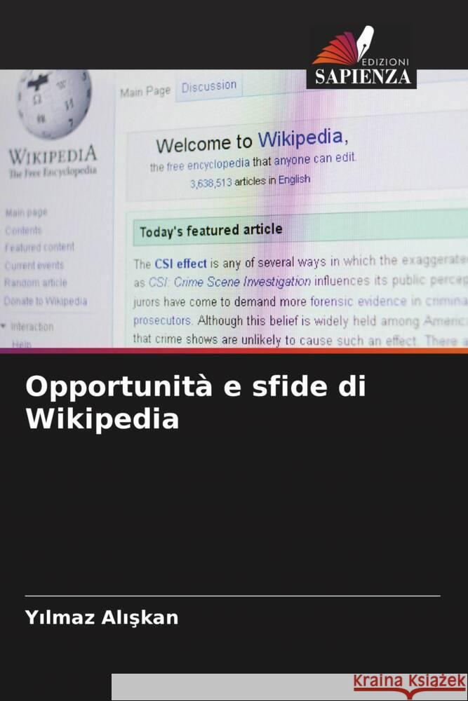 Opportunità e sfide di Wikipedia Aliskan, Yilmaz 9786205445228 Edizioni Sapienza - książka