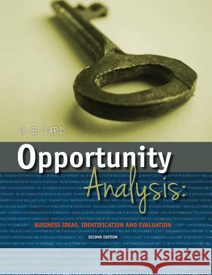 Opportunity Analysis Mary Beth Izard 9780972874847 Acheve Consulting Inc. - książka
