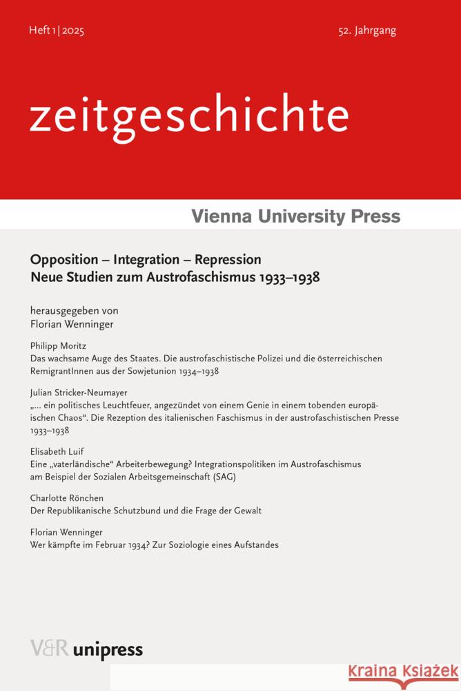 Opposition - Integration - Repression  9783847118473 Brill Deutschland GmbH - książka