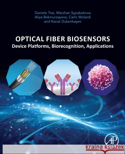 Optical Fiber Biosensors: Device Platforms, Biorecognition, Applications Daniele Tosi Marzhan Sypabekova Aliya Bekmurzayeva 9780128194676 Academic Press - książka
