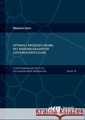Optimale Prozessführung mit merkmalsbasierter Zustandsverfolgung Melanie Senn 9783731500049 Karlsruher Institut Fur Technologie - książka