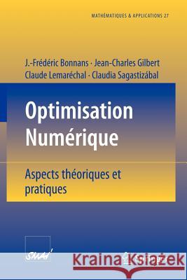 Optimisation Numerique: Aspects Theoriques Et Pratiques Bonnans, J. -Frédéric 9783540631835 Springer - książka