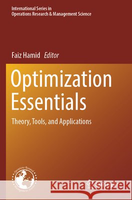 Optimization Essentials  9789819954933 Springer Nature Singapore - książka