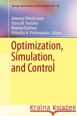 Optimization, Simulation, and Control  9781489987815 Not Avail - książka