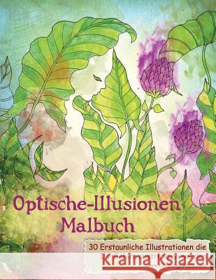 Optische-Illusionen-Malbuch: 30 Erstaunliche Illustrationen, die Ihr Gehirn austricksen werden Coloringcraze 9781719211321 Createspace Independent Publishing Platform - książka