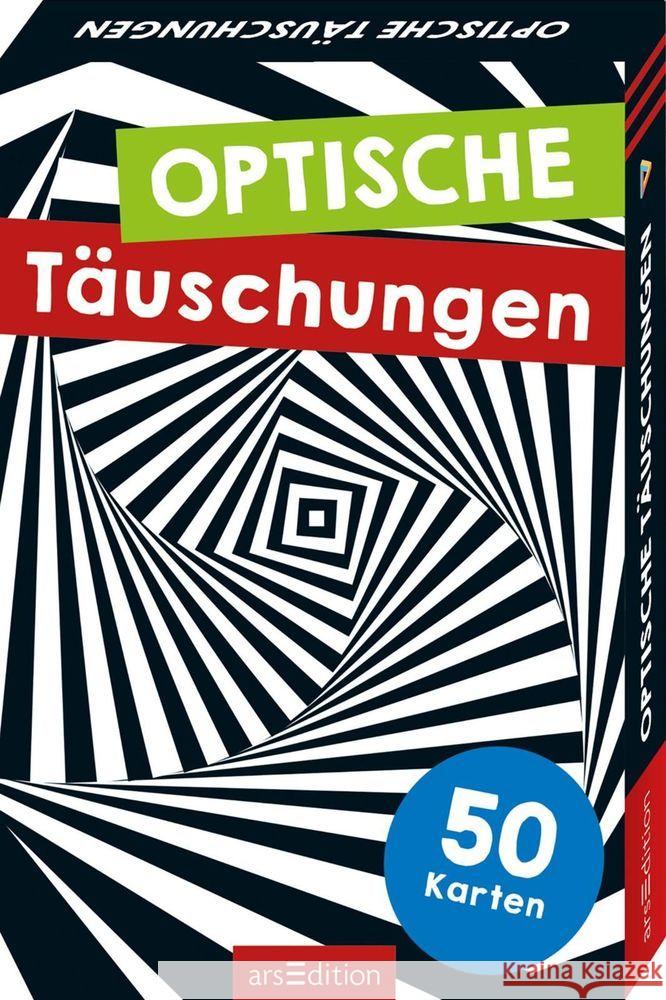 Optische Täuschungen : 50 Karten  9783845837604 ars edition - książka