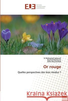 Or rouge Si Mohamed Jadouali, Rachid Mamouni, Zakia Bouzoubaâ 9786139572762 Editions Universitaires Europeennes - książka