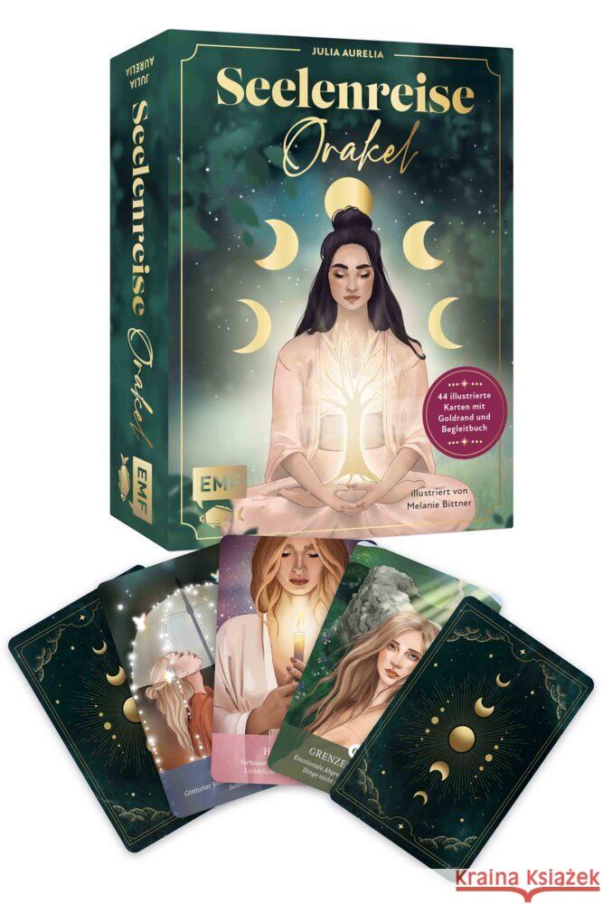 Orakel-Kartenset: Seelenreise Orakel | Stelle dich den Aufgaben deines Lebens und werde zu deinem authentischsten Selbst Aurelia, Julia 9783745925920 Edition Michael Fischer - książka