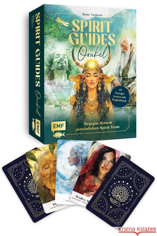 Orakel-Kartenset: Spirit Guides | 49 Energiekarten mit Begleitbuch Tschirch, Beate 9783745928099 Edition Michael Fischer - książka