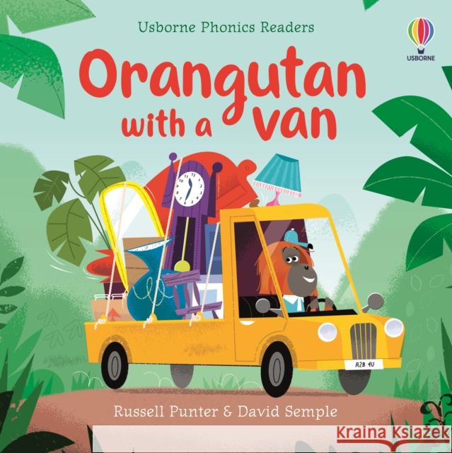 Orangutan with a van Russell Punter 9781805312055 Usborne Publishing Ltd - książka