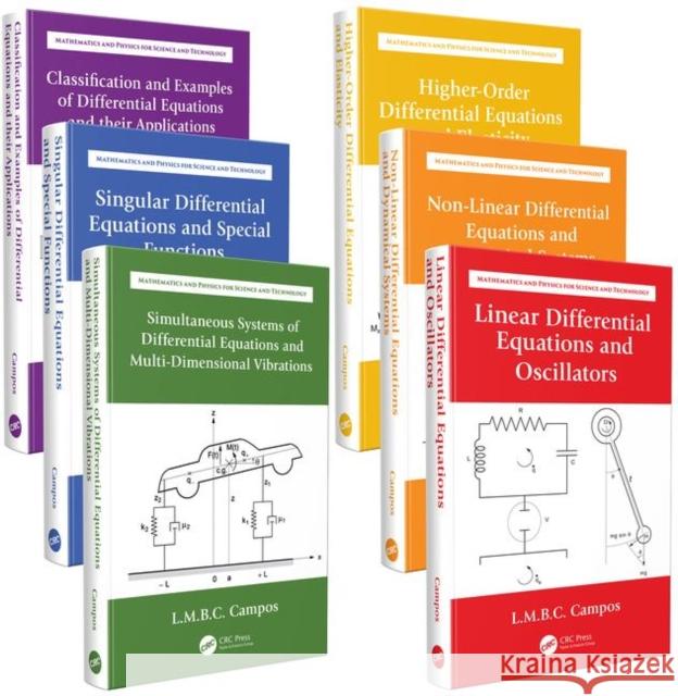 Ordinary Differential Equations with Applications to Trajectories and Vibrations, Six-Volume Set Luis Manuel Brag 9780367137175 CRC Press - książka