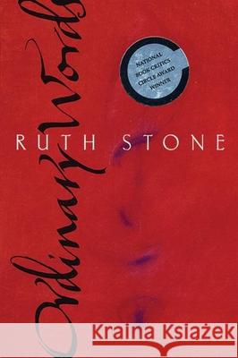 Ordinary Words Ruth Stone 9780963818386 Paris Press - książka