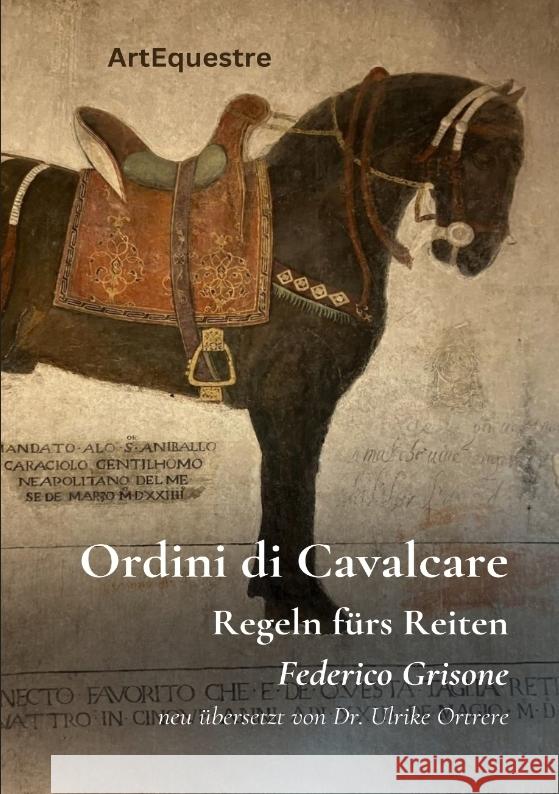 Ordini di Cavalcare Ortrere, Ulrike, Grisone, Federigo 9783384509093 tredition - książka