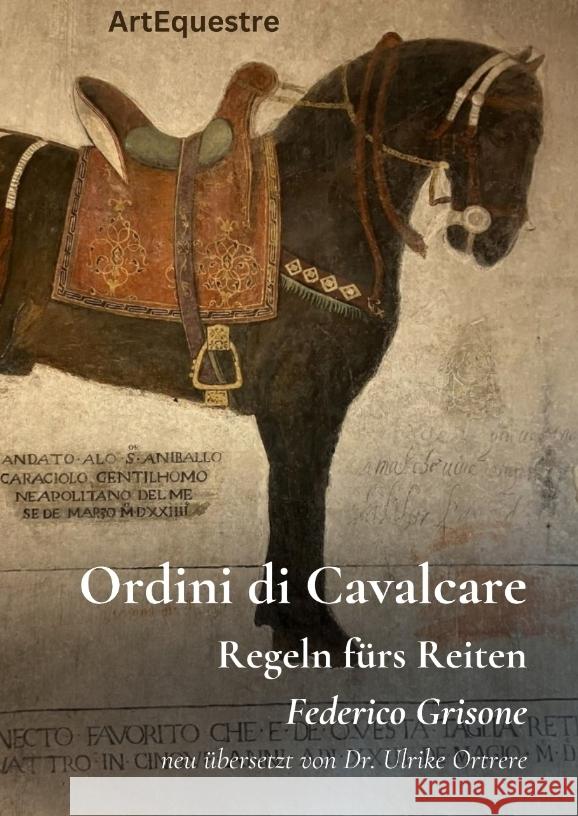 Ordini di Cavalcare Ortrere, Ulrike, Grisone, Federigo 9783384509109 tredition - książka