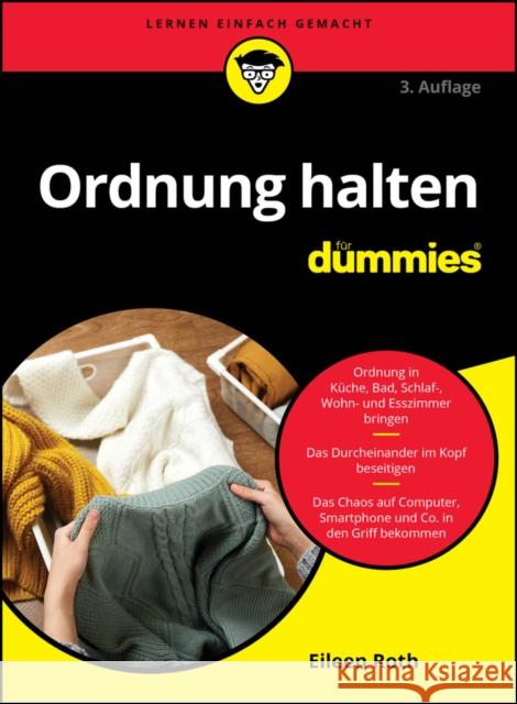 Ordnung halten fur Dummies Eileen Roth 9783527722099 Wiley-VCH Verlag GmbH - książka