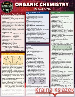 Organic Chemistry Reactions Mark Jackson 9781423228189 Barcharts - książka