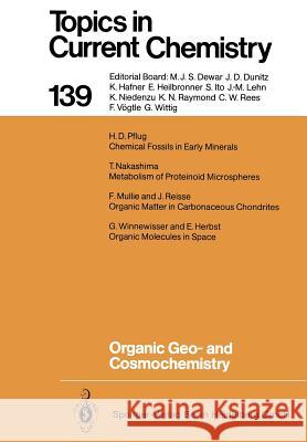 Organic Geo- and Cosmochemistry E. Herbst, F. Mullie, T. Nakashima, H.D. Pflug, J. Reisse, G. Winnewisser 9783662151747 Springer-Verlag Berlin and Heidelberg GmbH &  - książka