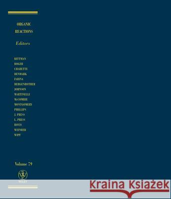 Organic Reactions: 79 Scott E. Denmark 9781118515358 John Wiley & Sons Inc - książka