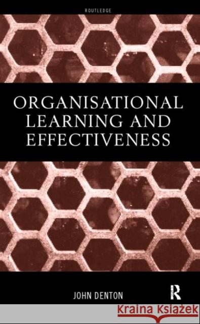 Organisational Learning and Effectiveness John Denton 9780415192156 Routledge - książka